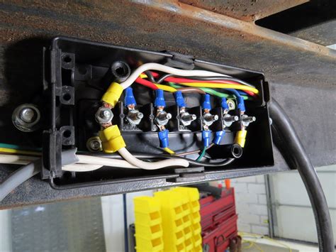 trailer junction box vs none|trailer wiring junction box upgrade.